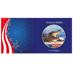 1 Unze Silber American Eagle 2022 USA - American Wildlife (1.) - Alligator