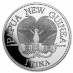 1 oz Silber Papua Neuguinea Paradiesvogel 2022 BU Finish Birds of Paradise 1 Kina