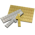 5 x 1g Gold Combibarren / Goldtafel / Tafelbarren LBMA