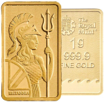 1 g Goldbarren The Royal Mint - Henna (geprägt) 999,99 im Blister