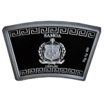 LETZTER** 30 g Silber Samoa Jahr des Tigers - Lunar - 2022 Prooflike Fan-Shape Fächer Erstausgabe Lunarserie Samoa
