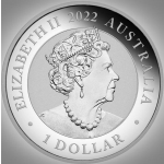 1 Unze Silber Schwan 2022 BU Australien 1AUD Perth Mint...