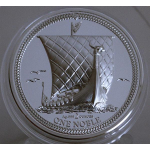 2 oz Isle of Man 2022 Proof - NOBLE Wikigerschiff Viking...