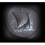 2 oz Isle of Man 2022 Proof - NOBLE Wikigerschiff Viking...