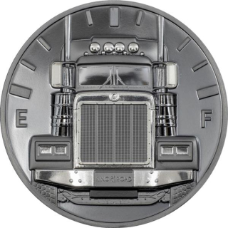 2 oz Cook Islands 2022 Black Proof - TRUCK King of the Road - Silber 10 $