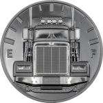 10 $ 2 Oz Silber Cook Islands TRUCK King of the Road 2022 Black Proof