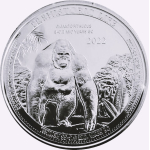 1 oz Kongo 2022 BU - Prehistoric Life Gigantopithecus...