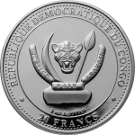 1 oz Kongo 2022 BU - Prehistoric Life Gigantopithecus...