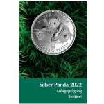1/4 Oz Silber Panda 2022 Berlin Blister Coincard