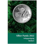 1/8 Oz Silber Panda 2022 Berlin Blister Coincard