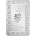 1 Unze Silber Niue Islands 2 Dollar Tarotkarten (7) - Die Liebenden- 2022
