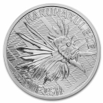 1 Unze Silber Tokelau 5 Dollars 2022 Feuerfisch - Lionfish - BU