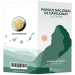 2 Euro Spanien 2022 Nationalpark Garajonay La Gomera UNESCO-Weltkulturerbe Proof
