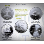 Aurinum*Top*Angebot*  1 oz Serbien Nikola Tesla - Ozongenerator - 2022 BU 100 Dinar Serie Tesla Erfindungen