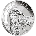 1 Unze Silber - Emu 2022 BU (5) - Australien BU 1AUD -...