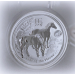 1 oz Australien 2014 BU - Jahr des Pferdes / Year of the...