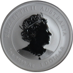 1 oz Australien 2014 BU - Jahr des Pferdes / Year of the Horse Privy LÖWE - Silber Lunar II Serie 1 AU$