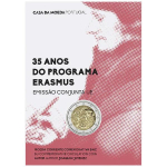 Portugal 2 Euro - ERASMUS PROGRAMM - 2022 BU - Coin Card
