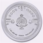 1 Unze Silber Niue Islands - Knuckles der Ameisenigel - Sonic Boom - 2022 BU Farbig Color - 2 NZD - Coin Card - TEP