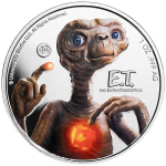 1 oz Silber Niue - Alien E.T. - Ausserirdischer - 2022 Glow-in-the-Dark Proof Color