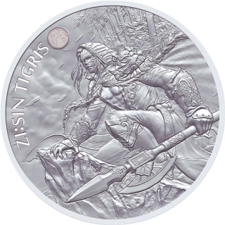 1 Unze Silber Südkorea 2022 - Jahr des Tigers - Tigris - ZI:SIN - BU South Korea 1 Clay - Serie Lunarkalender