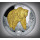 1 Unze Silber Kongo - Der Bär - (4) - World´s Wildlife 2022 BU Gilded