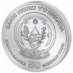 1 Unze Silber Ruanda - Jahr des Hasen - 2023 BU - Lunar...