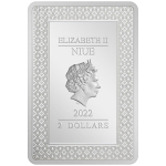 1 Unze Silber NiueTarotkarten (9) - Die Kraft  - 2022 Proof 2 NZD