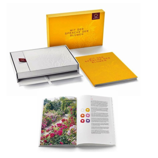 Österreich Sammelkassette der Serie mit Buch - Mit der Sprache der Blumen