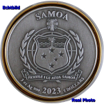 3 Unzen Silber Samoa 2023 - Der Eine Ring 3-Dimensional - Herr der Ringe - 2023 Antique Finish -Top-Edition 2023 - Neu : Echtbilder