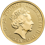 1/4 oz Gold UK - Royal Tudor Yale of Beaufort - Royal...
