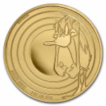 1 Unze Gold Samoa - DAFFY DUCK - Looney Tunes - 2022 BU - 25 NZD