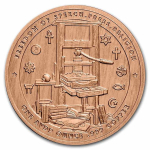 1 Unze Copper Round - Benjamin Franklin - Founders of...
