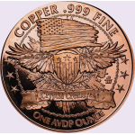 ab Lager** 1 Unze Copper Round - Hässlicher Schneemann  - Kryptische Kreaturen
