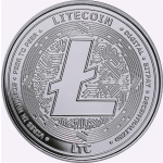1 Ounce Silver Round - Litecoin Crypto BU
