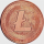 1 Unze Copper Round - LITECOIN -  999,99 AVDP
