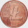 1 Unze Copper Round - LITECOIN -  999,99 AVDP