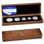 1,875 Ounce Silver Round Germania - QUADRIGA - 15 Years Anniversary - 2023 BU - Cotton Box