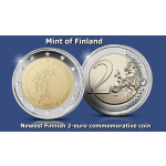 Finland 2 Euro Climate Research 2022 unc.
