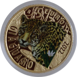 Italien 5 Euro 2022 Proof - JAGUAR - UV - Effekt /...