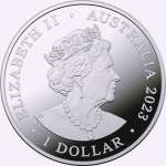 1 Unze Silber Australien 2023  - JELLYFISH Würfelqualle - Dangerous Animals Serie - 2023 BU - Premium-Anlagemünze