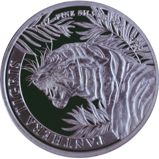 1 Unze Silber Laos 2022 - Tiger - Panthera Tigris Serie - 2022 BU