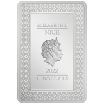 1 Unze Silber NiueTarotkarten (10) - DER EREMIT  - 2022 Proof 2 NZD