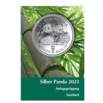 1/2 Unze Silber - Panda Berlin - 2023 BU - Coin Card