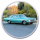1 Unze Silber Round - Chevrolet Malibu  - General Motors Muscle Cars - BU Color Coin Card