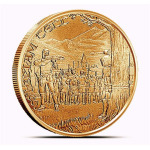 1 Unze Kupfer Round - WILHELM TELL der Bogenschütze - Legendes des Mittelalters - Medieval Legends - 2022 BU