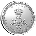 3,88 Euro Niederlande 2022 BU - König W.A. & Königin Máxima - 20. Hochzeitstag - Coin Card
