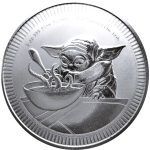 1 oz Silber Niue 2022 BU - GROGU - Baby Joda - Star Wars - 2 NZ$