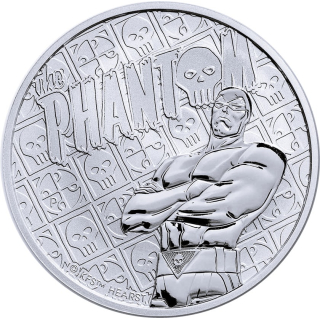 Restposten** 1 oz Tuvalu 2022 - Das PHANTOM - Silber BU - 1 AU$