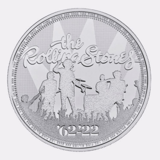 1 Unze Silber Großbritannien 2022 BU - ROLLING STONES - Musiklegenden
